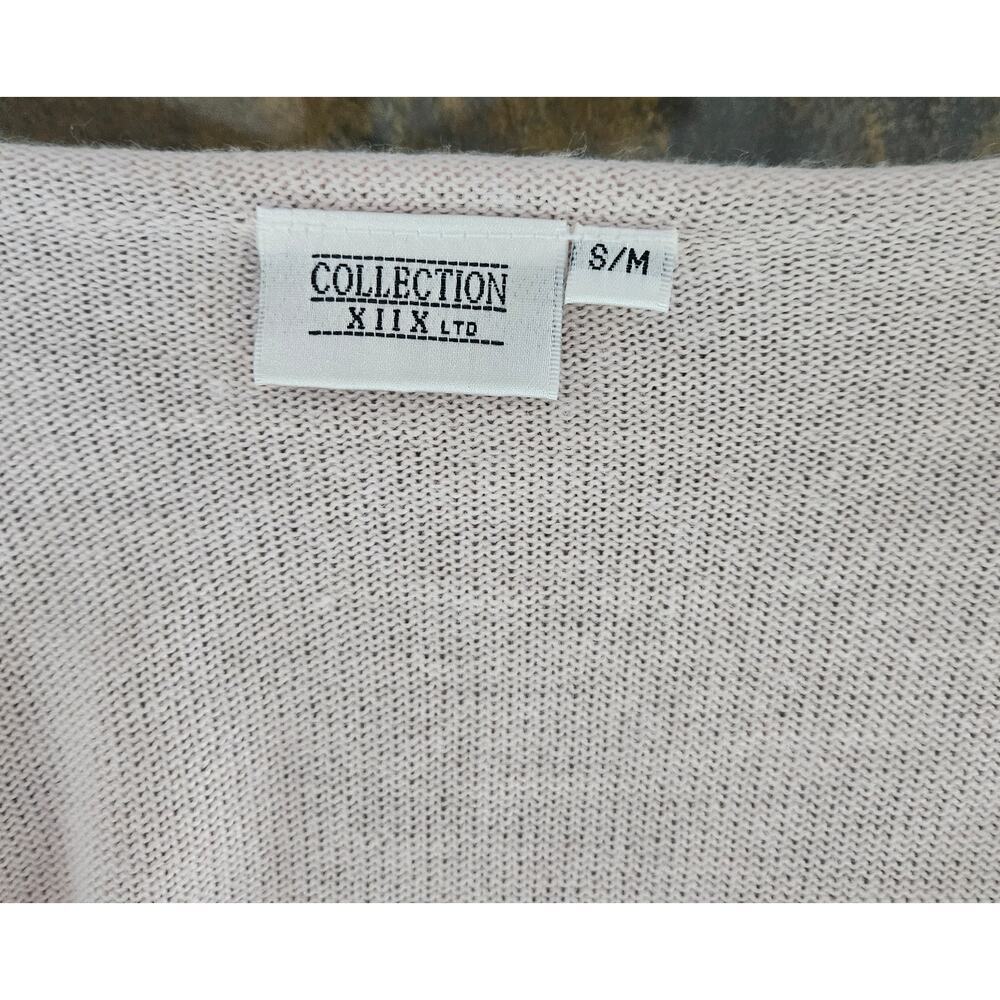 Women's/ Juniors Collection X11X LTD Pink Open Cardigan Blouse Size Small - Picture 4 of 5
